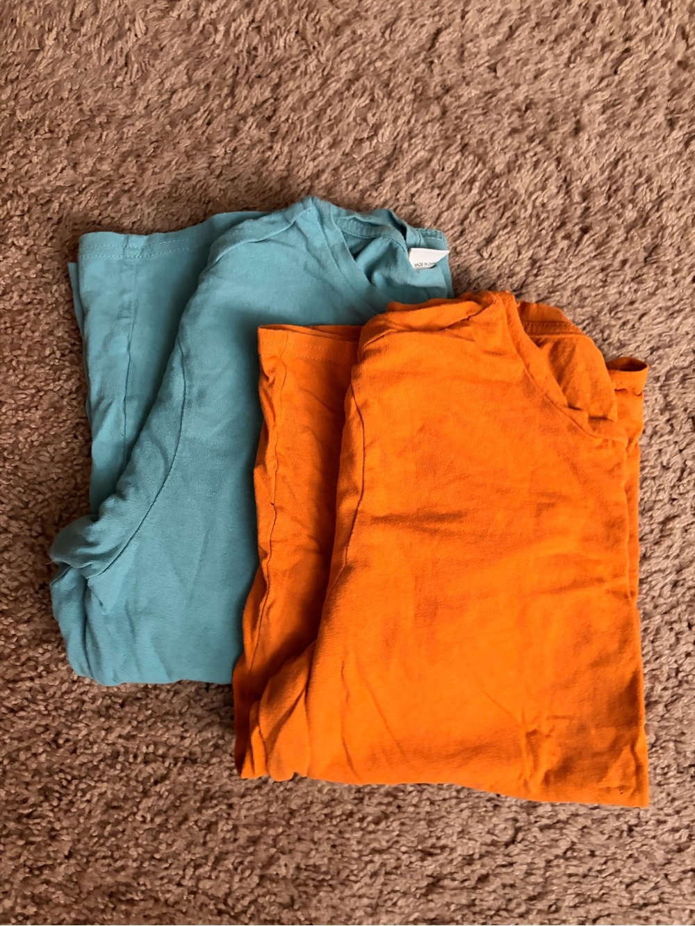 Youth 2-Pack T-Shirt Bundle – Orange & Teal | Fits Like Size 10/12